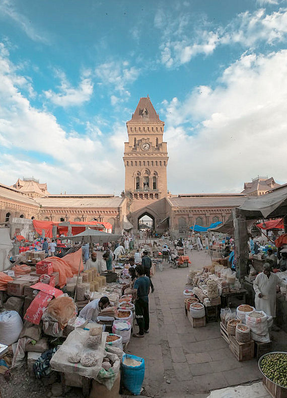 Empress Market em Carachi