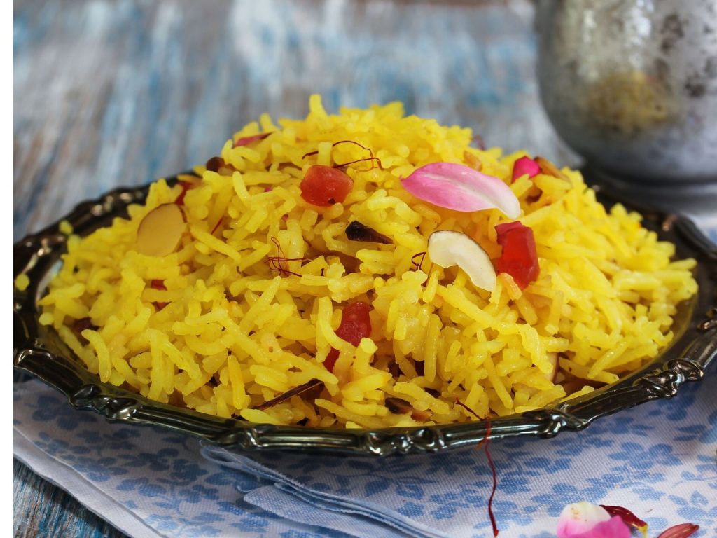 Zarda comida paquistanesa